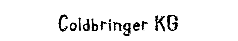 Coldbringer KG font preview