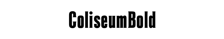 ColiseumBold font preview