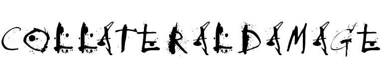 CollateralDamage font preview