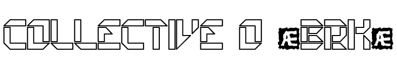 Collective O (BRK) font preview