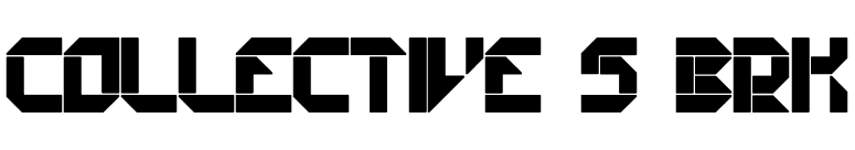 Collective S BRK font preview