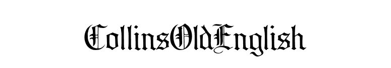 CollinsOldEnglish font preview
