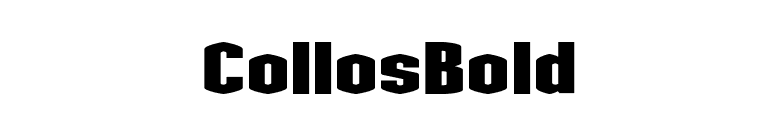 CollosBold font preview