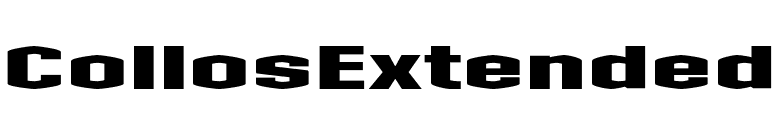 CollosExtended font preview