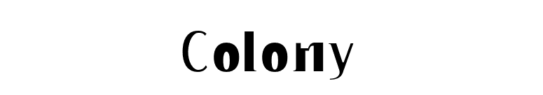 Colony font preview