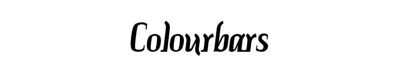 Colourbars font preview