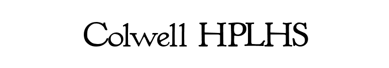 Colwell HPLHS font preview