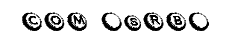 COM (sRB) font preview