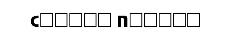 Comaro Normal font preview