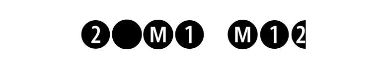 Combnumb2 font preview