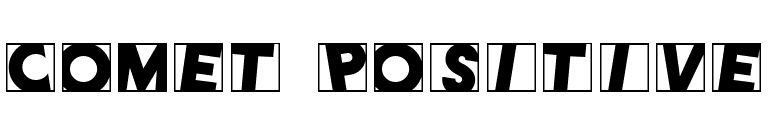Comet Positive font preview