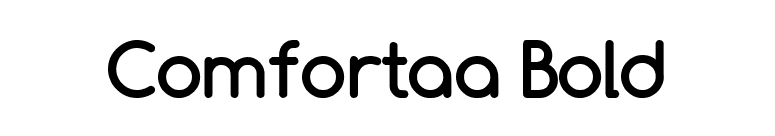 Comfortaa Bold font preview