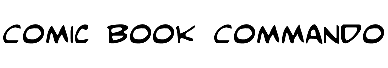 Comic Book Commando font preview