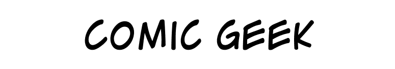 Comic Geek font preview