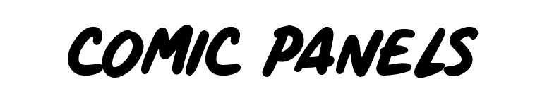 Comic Panels font preview