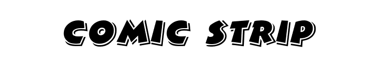 Comic Strip font preview