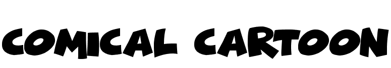 Comical Cartoon font preview