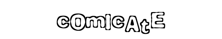 Comicate font preview