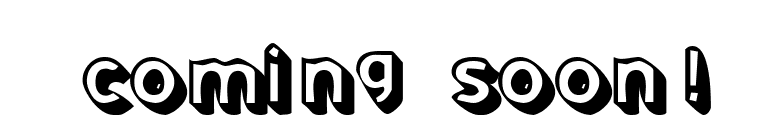 Coming Soon! font preview