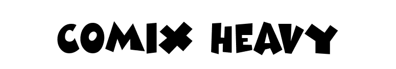 Comix Heavy font preview
