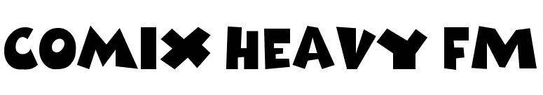 Comix Heavy FM font preview