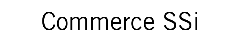 Commerce SSi font preview