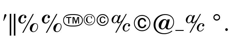 CommercialPi BT font preview