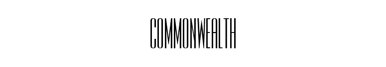 Commonwealth font preview
