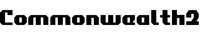 Commonwealth2 font preview