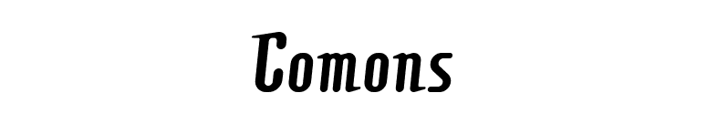 Comons font preview