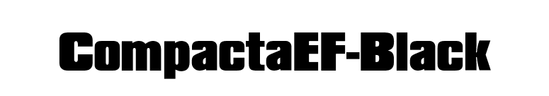CompactaEF-Black font preview
