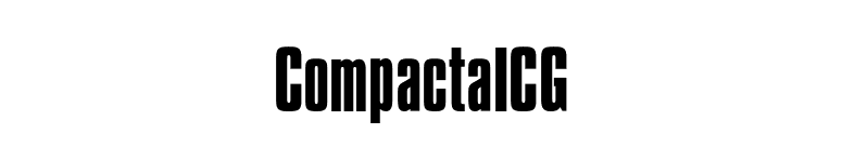 CompactaICG font preview