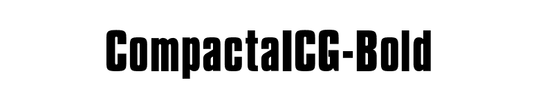 CompactaICG-Bold font preview