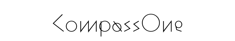 CompassOne font preview