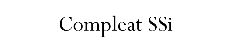 Compleat SSi font preview