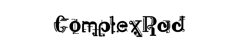 ComplexRad font preview