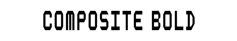Composite Bold font preview