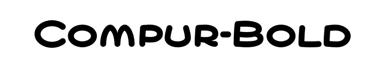 Compur-Bold font preview