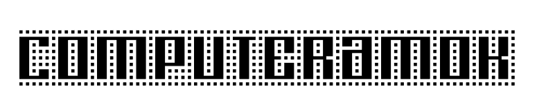 ComputerAmok font preview