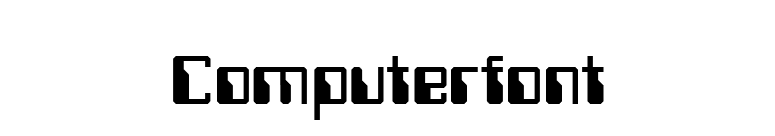 Computerfont font preview