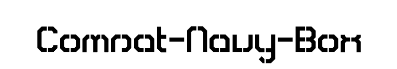 Comsat-Navy-Box font preview
