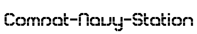 Comsat-Navy-Station font preview