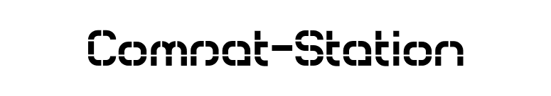 Comsat-Station font preview
