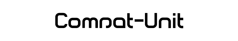 Comsat-Unit font preview