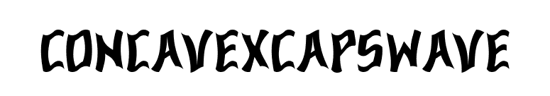 ConcavexCapsWave font preview