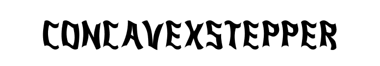 ConcavexStepper font preview