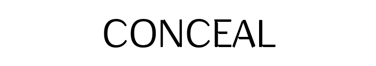 Conceal font preview