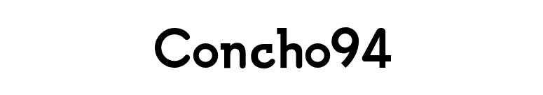 Concho94 font preview
