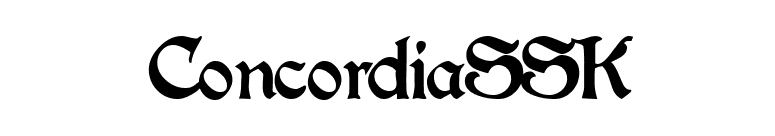 ConcordiaSSK font preview