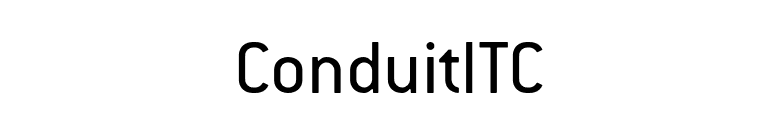 ConduitITC font preview